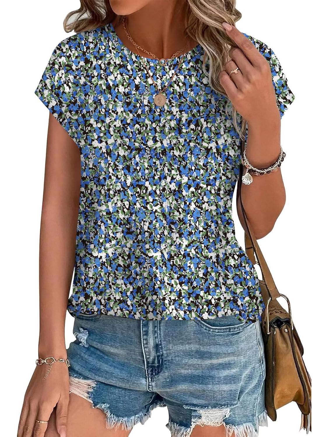 Necie | Chic Printed Blouse