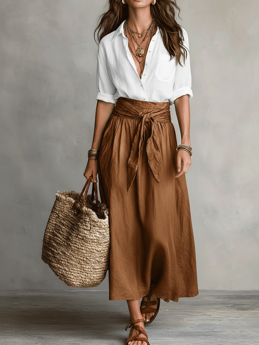 Amara | Boho Skirt Set