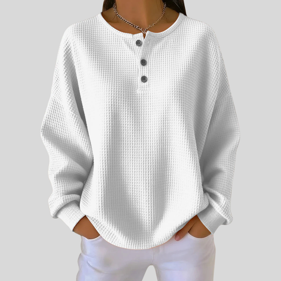 Betje | Waffle Knit Henley Top