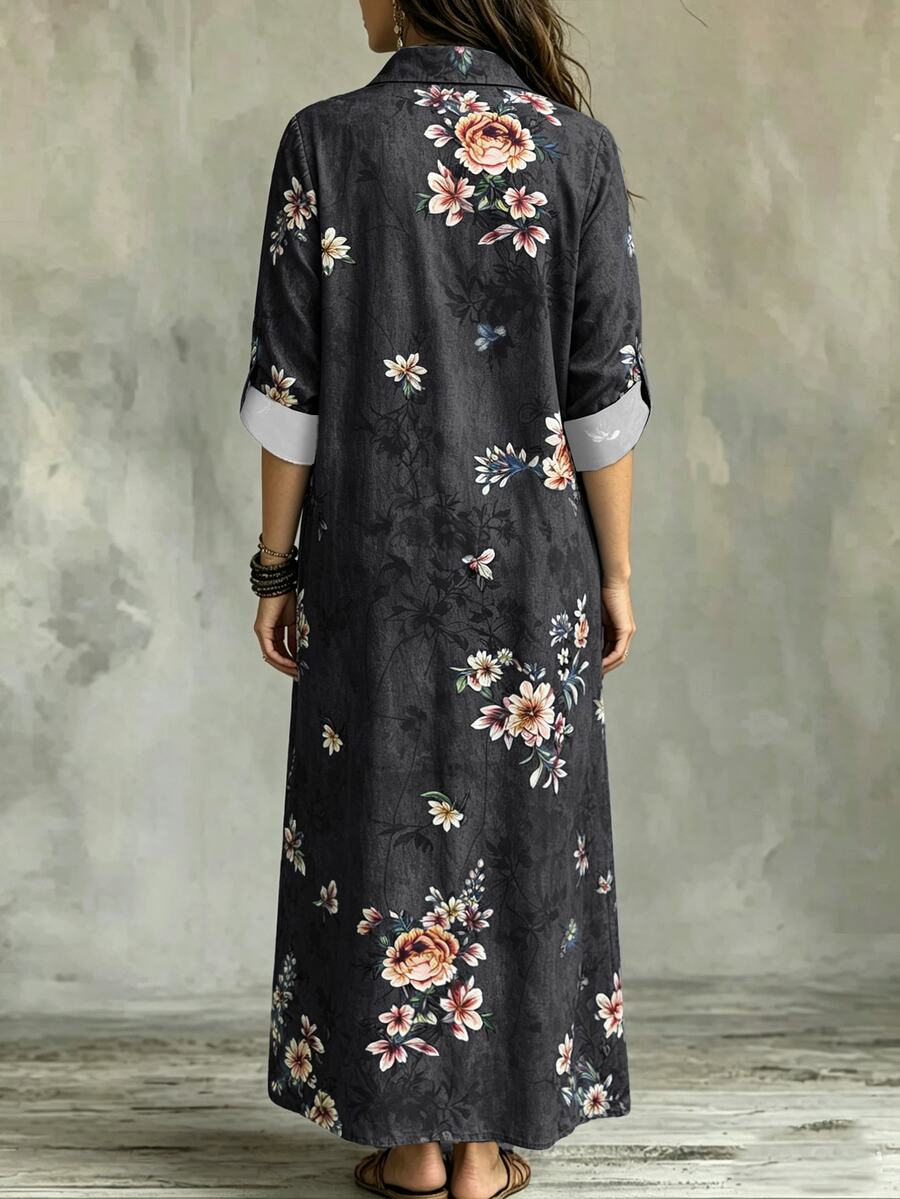 Linhara | Printed Boho Dress