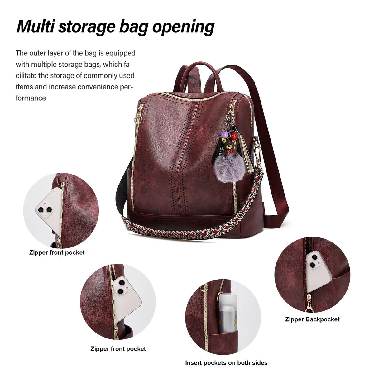 Marisa | 2-in-1 Convertible Backpack