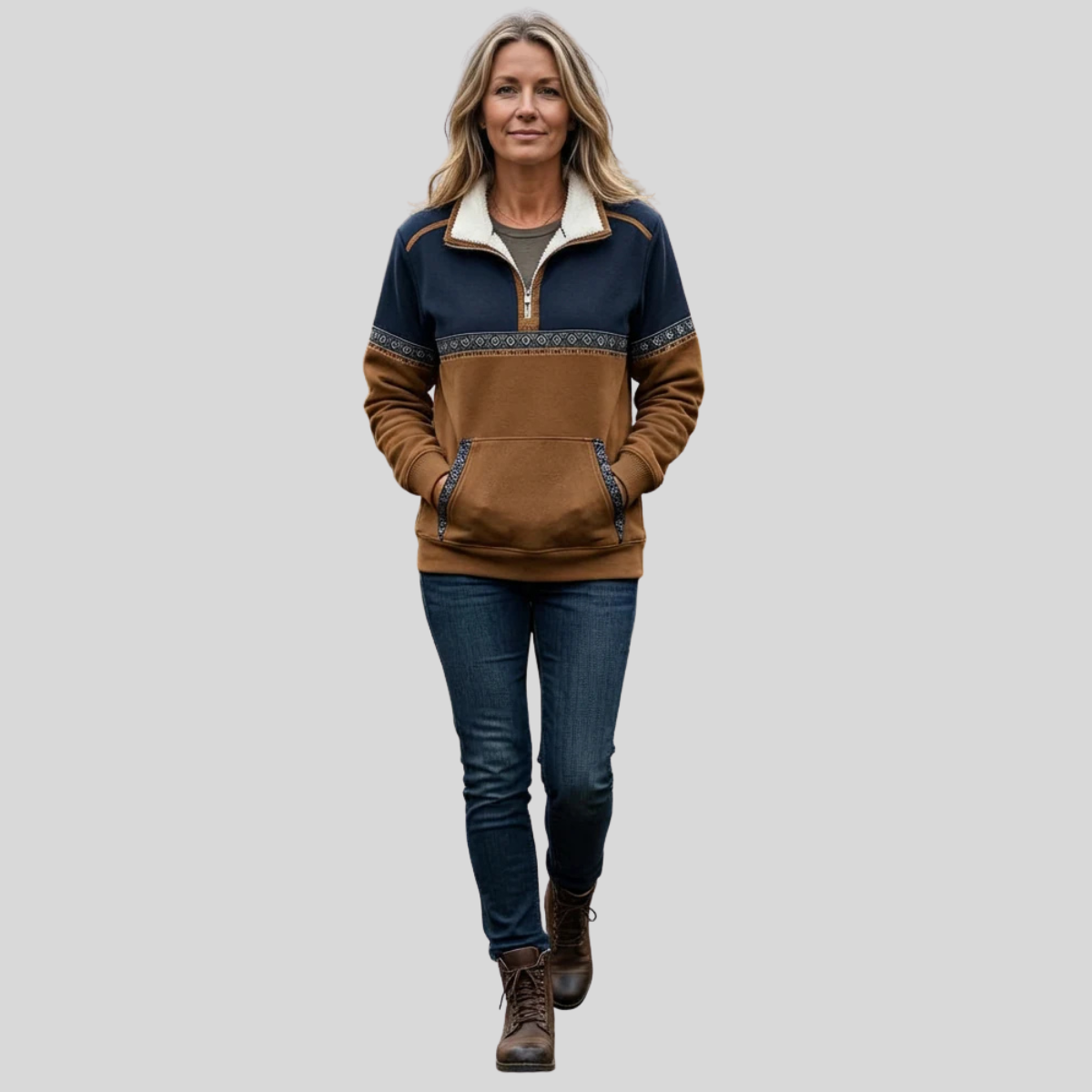 Neeltje | Half-Zip Pullover with Pocket