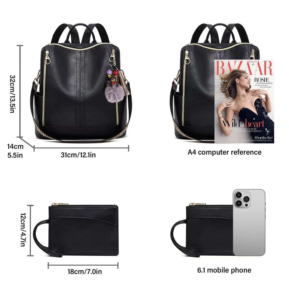 Marisa | 2-in-1 Convertible Backpack