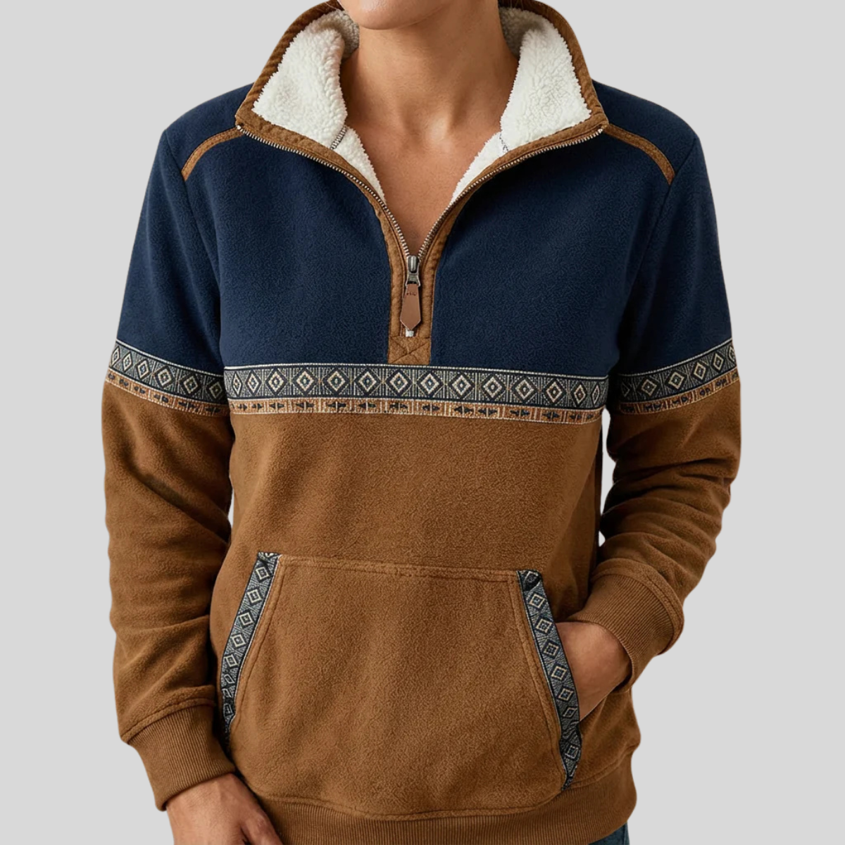 Neeltje | Half-Zip Pullover with Pocket