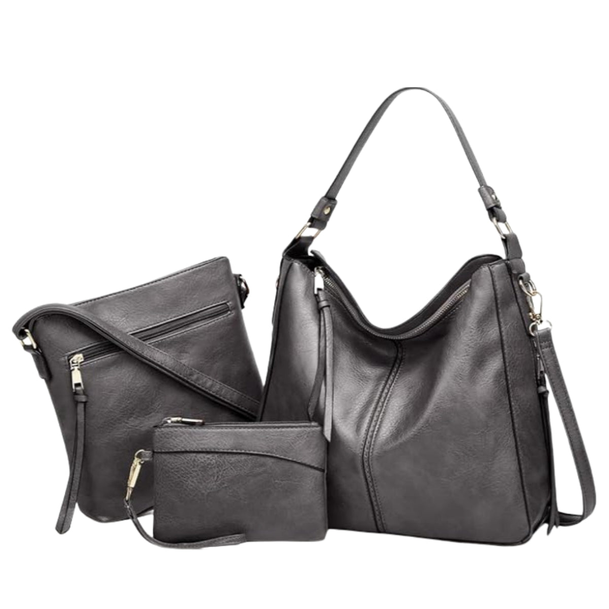 Giulia | 3-Piece Hobo Bag Set