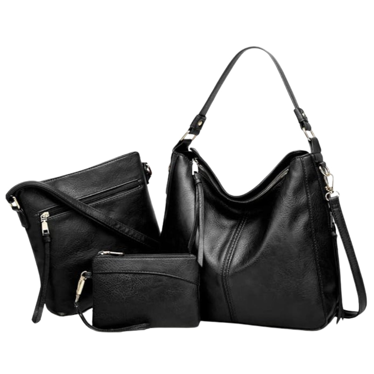 Giulia | 3-Piece Hobo Bag Set
