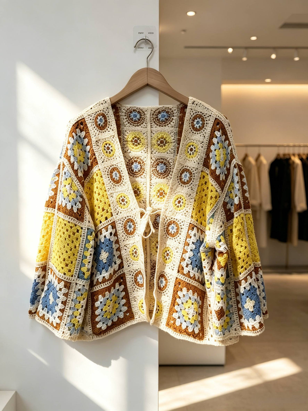 Marisol | Hollow Crochet Open Cardigan