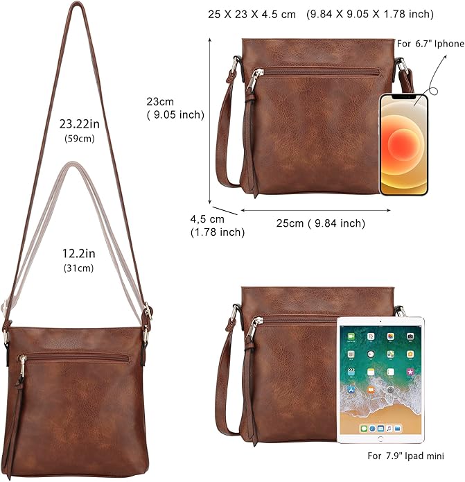 Giulia | 3-Piece Hobo Bag Set