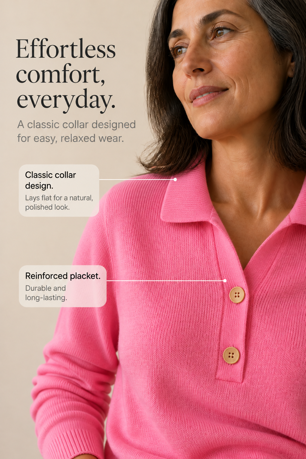 Wearbella – Collared Pullover Sweater