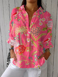 Elizabeth - Tropical Floral Blouse