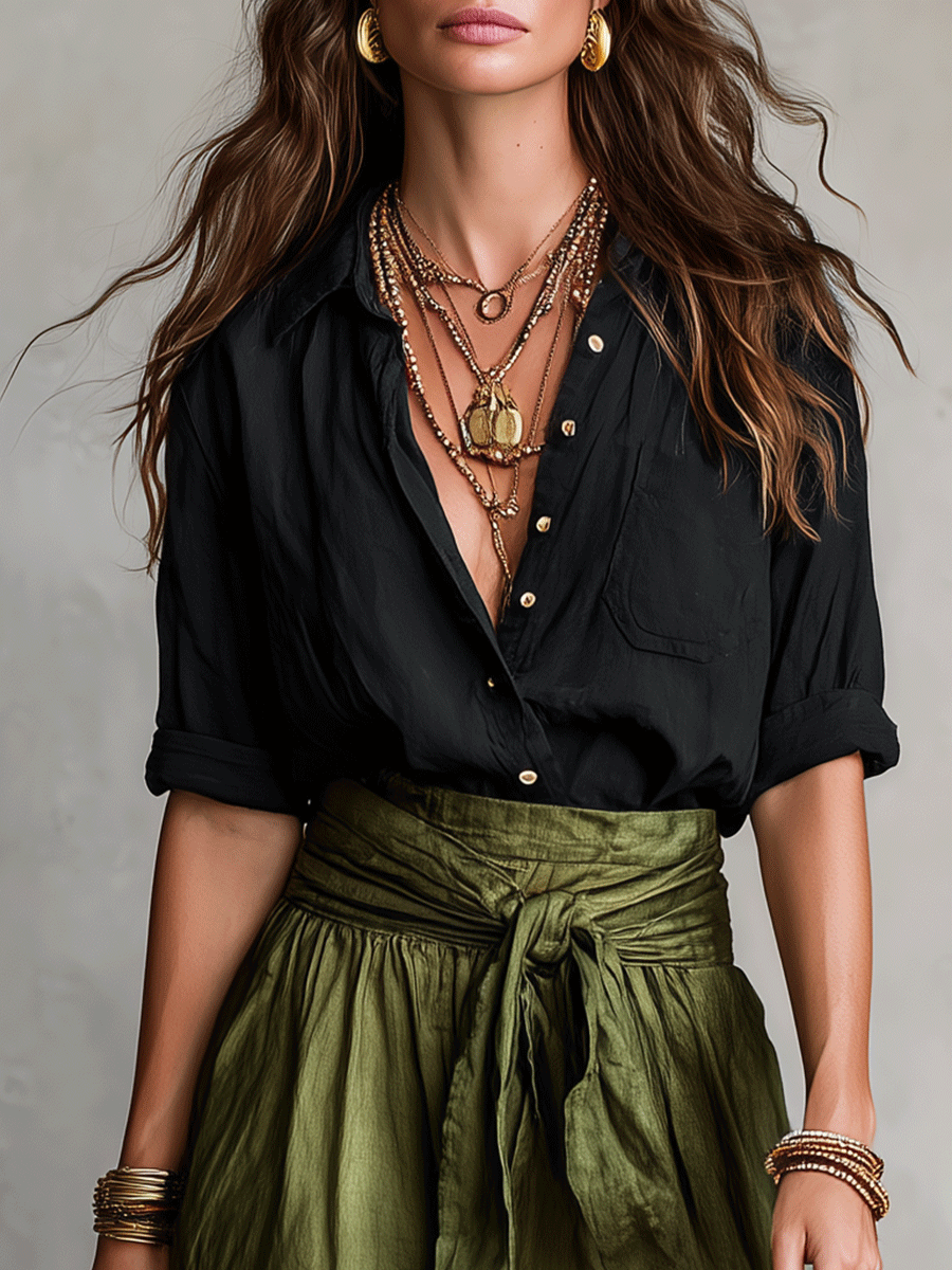 Amara | Boho Skirt Set