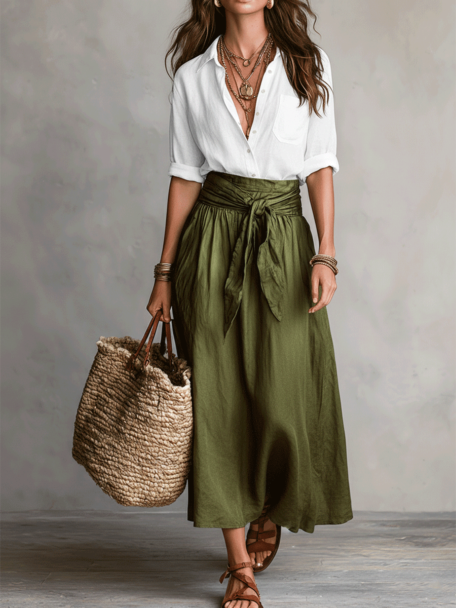Amara | Boho Skirt Set