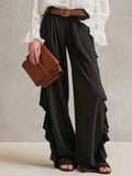 Ruffled Side Pants