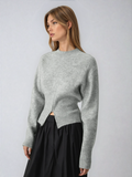 Rosalind | Soft Half-Zip Knit Sweater