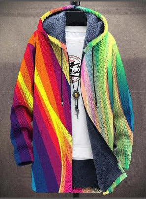 Judith | Color-Block Hooded Cardigan
