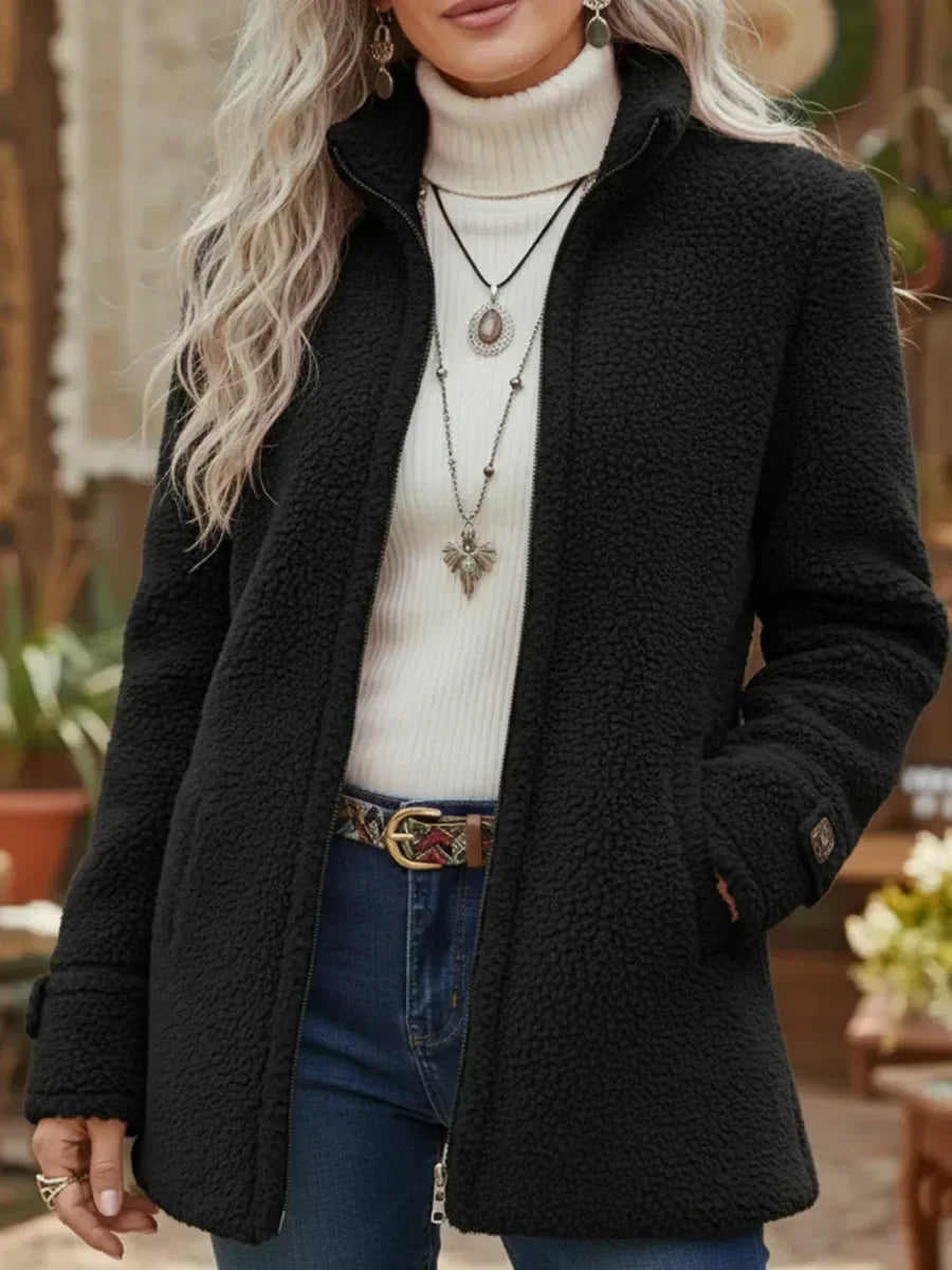Vanessa | Sherpa Fleece Jacket