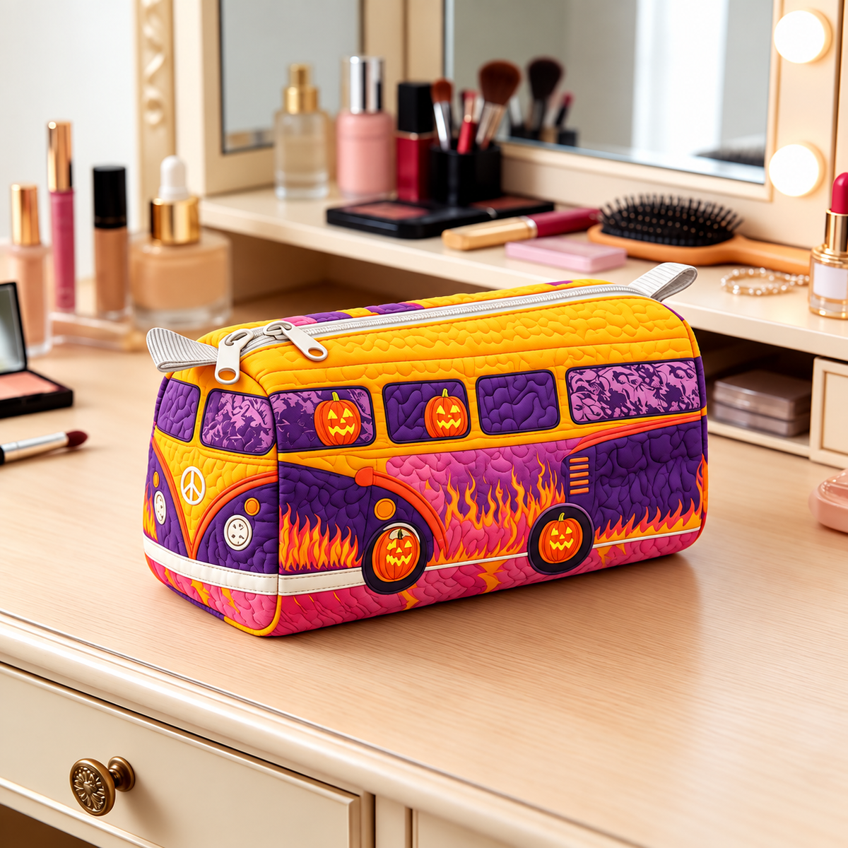 Pumpkinride | Halloween Camper Cosmetic Bag