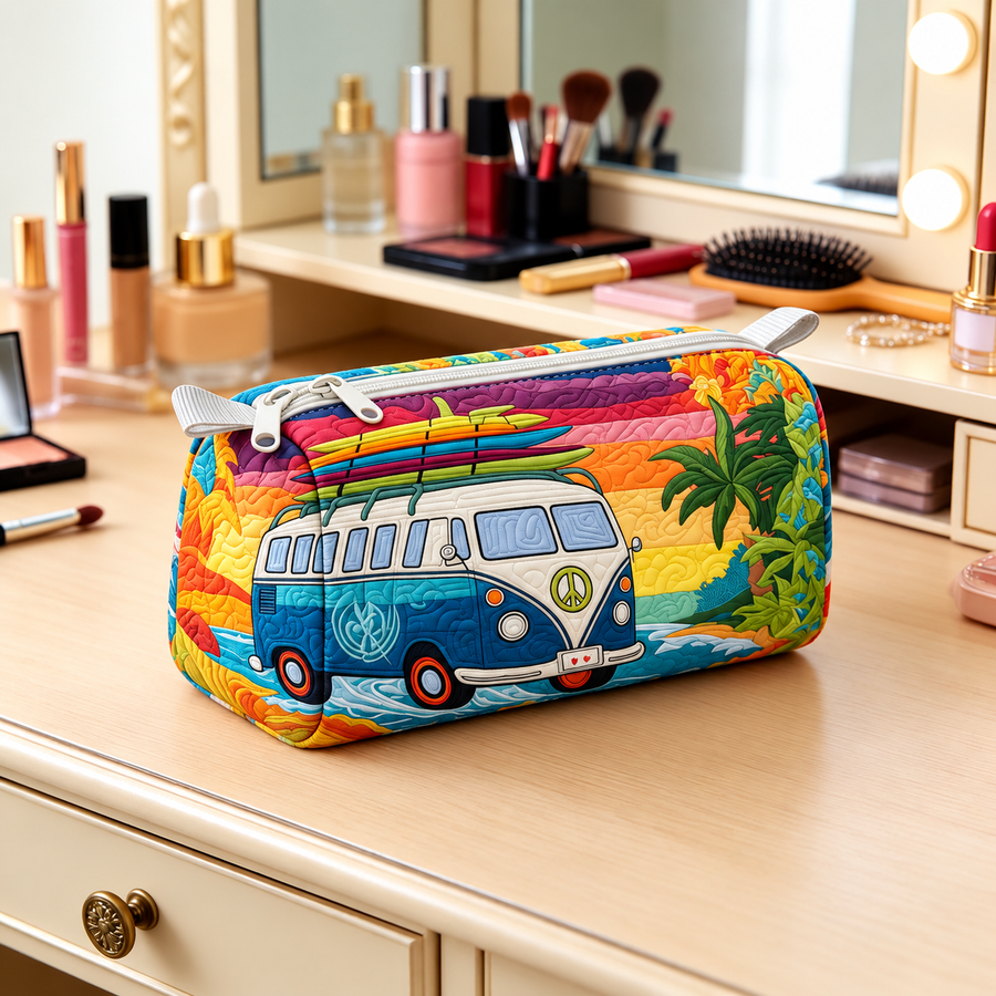 Coastrover | Tropical Surf Camper Cosmetic Bag