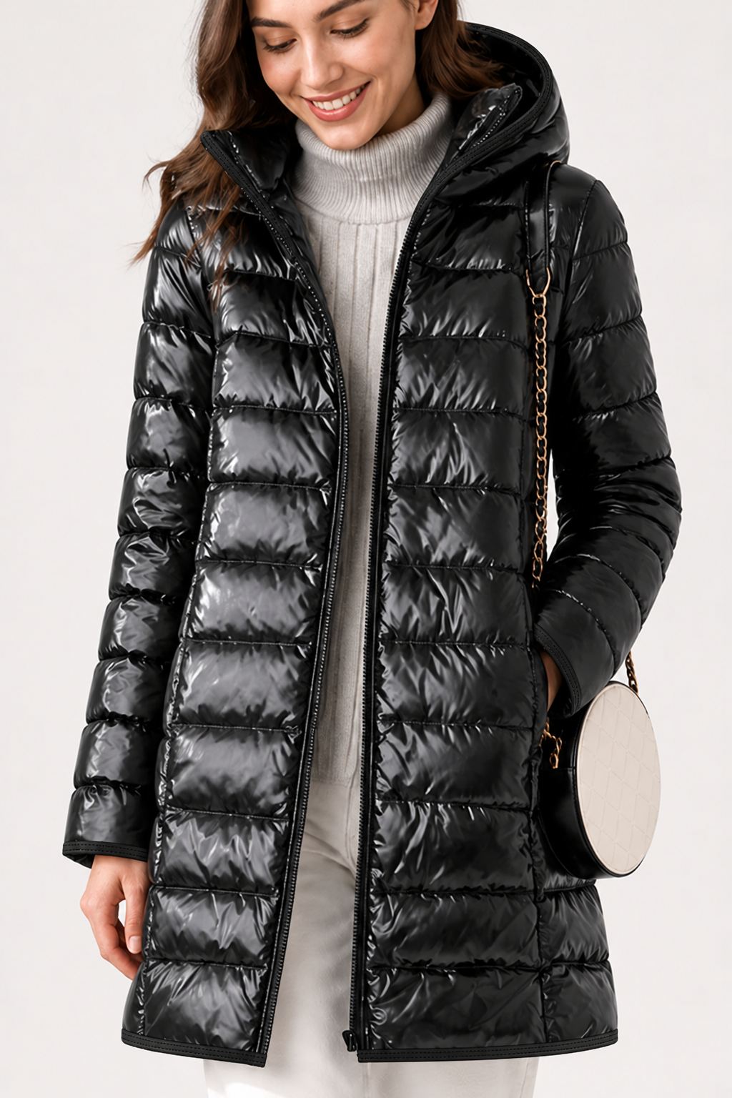 Featherlyte – Detachable-Hood Packable Ultralight Puffer Jacket