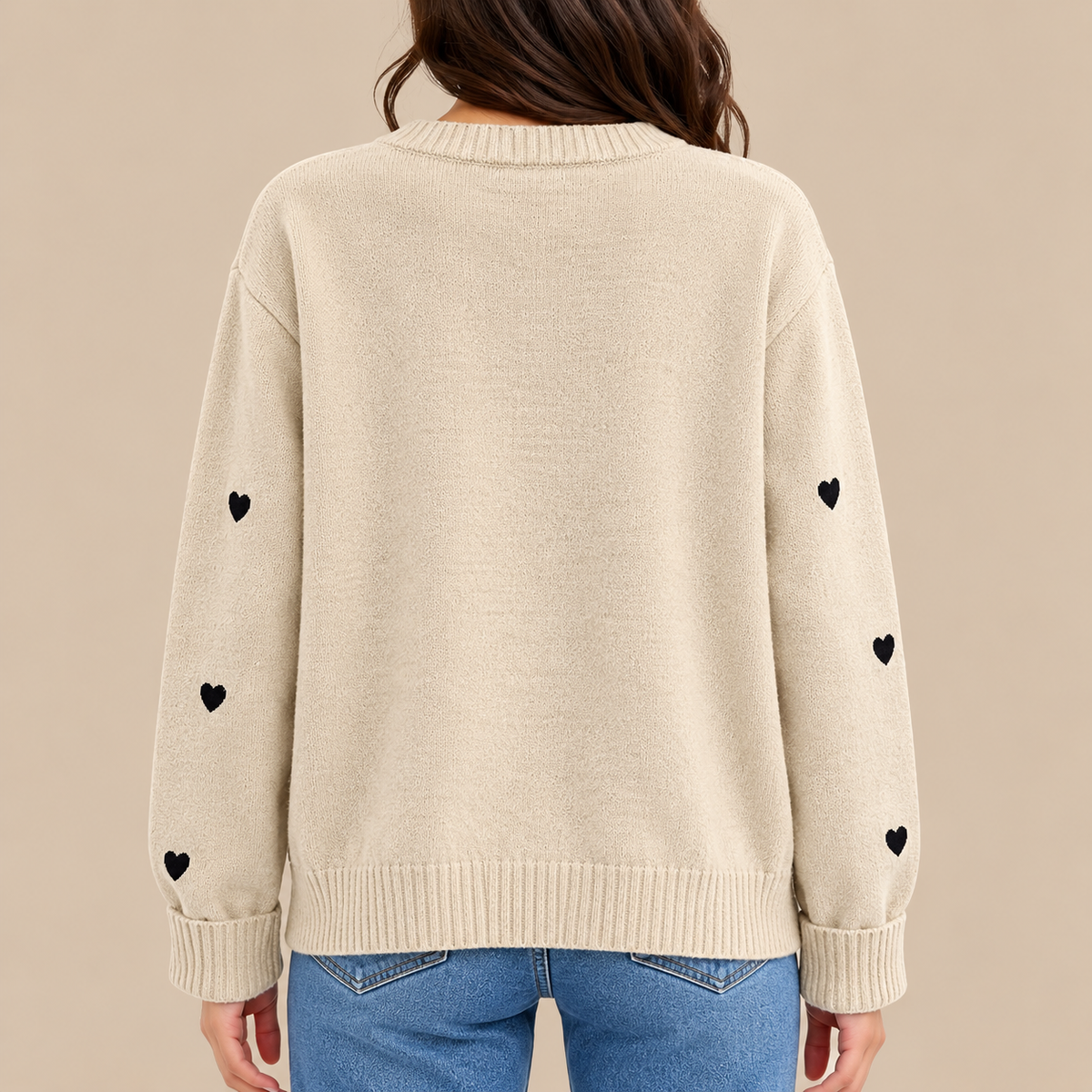 Camille | Heart Knit Cardigan
