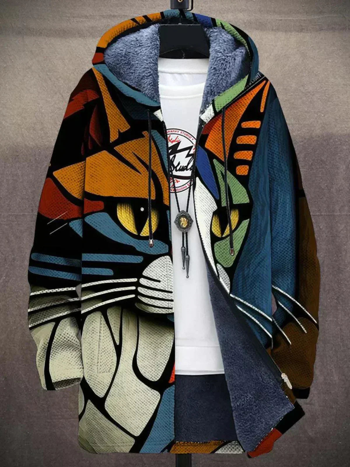 Hetty | Patchwork Hooded Cardigan
