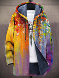 Katrijn | Painted Hooded Cardigan