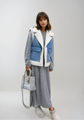 Women's Vintage Shearling Denim Vest