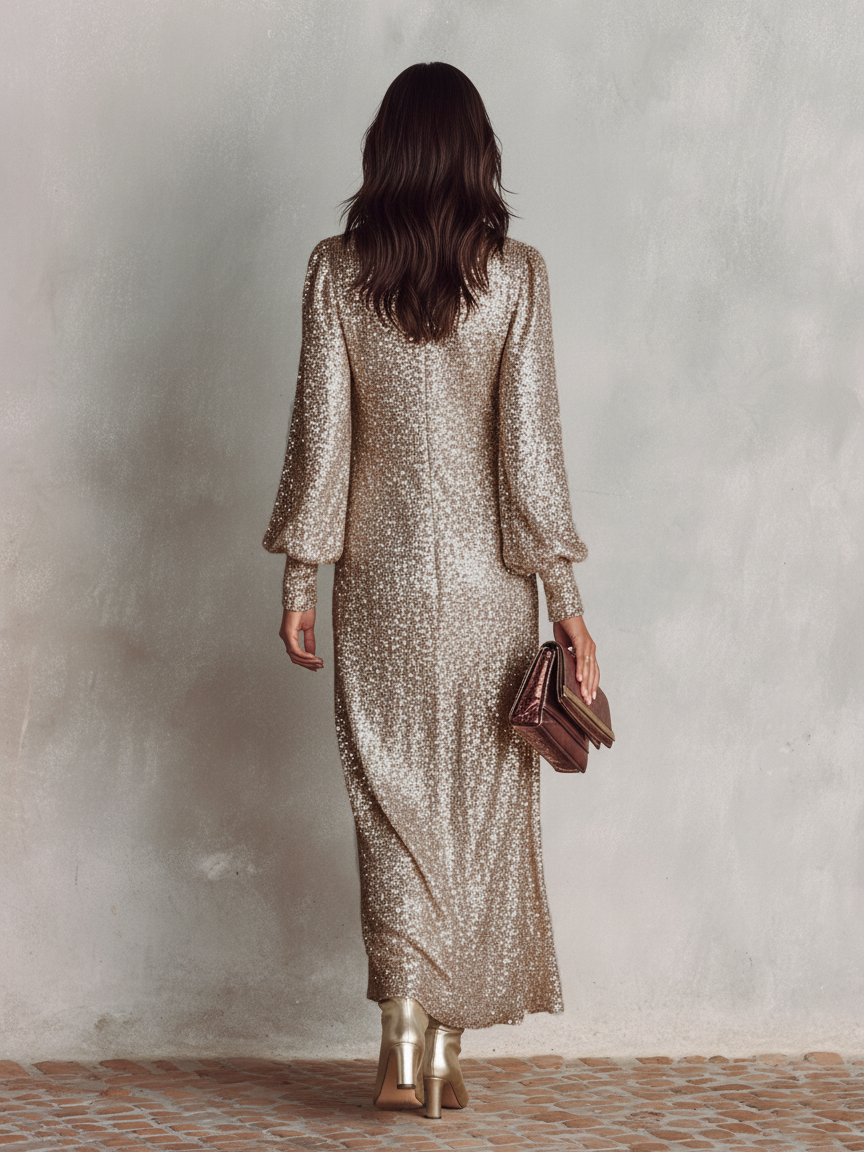 Liora | Sparkle Maxi Dress