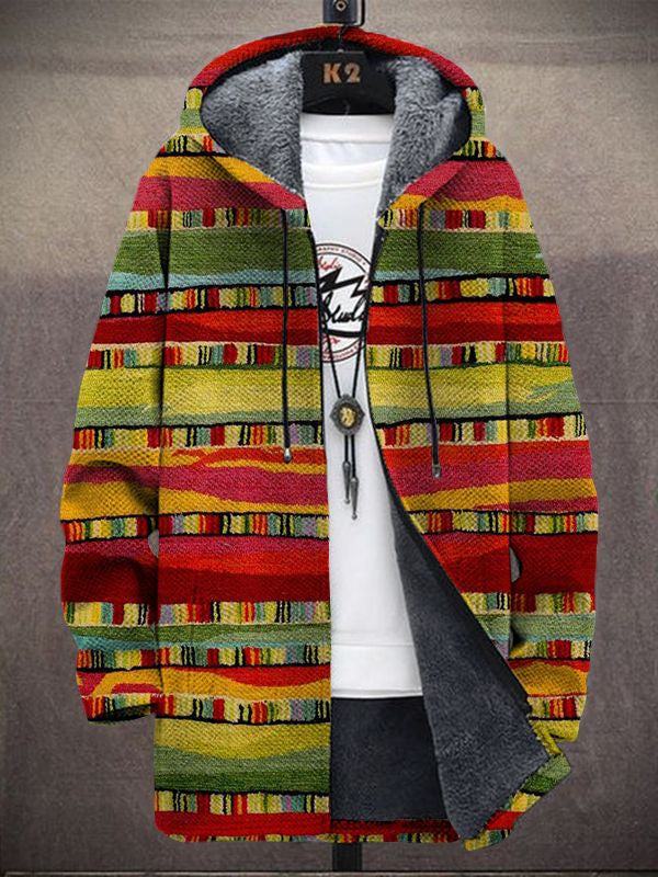 Renée | Striped Hooded Cardigan