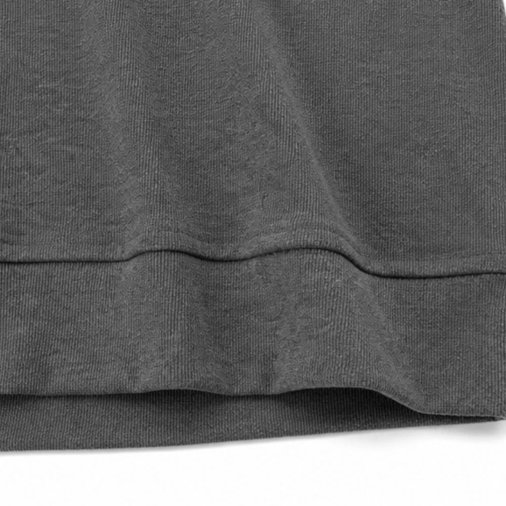 Wearbella – Lightweight  Waffle Knit Button Henley Hoodie