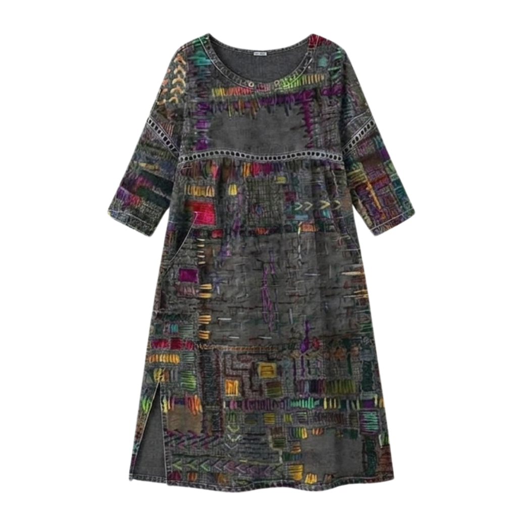Tessara | Artisan Print Midi Dress