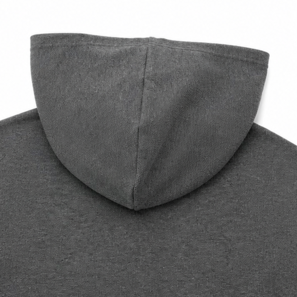Wearbella – Lightweight  Waffle Knit Button Henley Hoodie