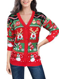 Gretchen | Festive Button-Front Cardigan