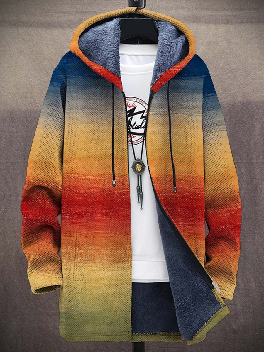 Adriënne | Sunset Ombre Hooded Cardigan