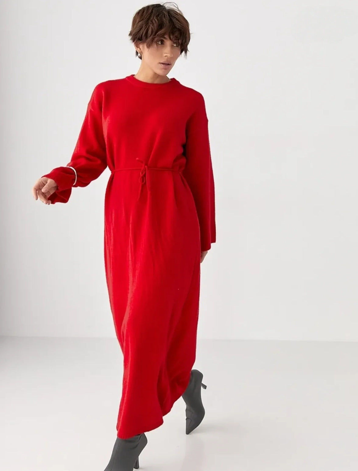 Marielle | Chunky Knit Sweater Dress