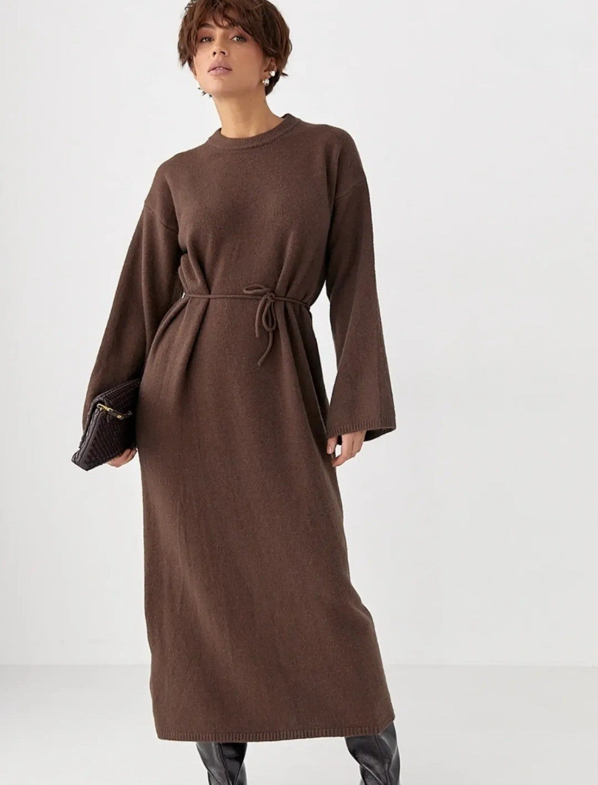 Marielle | Chunky Knit Sweater Dress