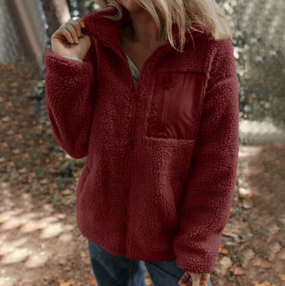 Hollis | Cozy Teddy Fleece Zip Jacket