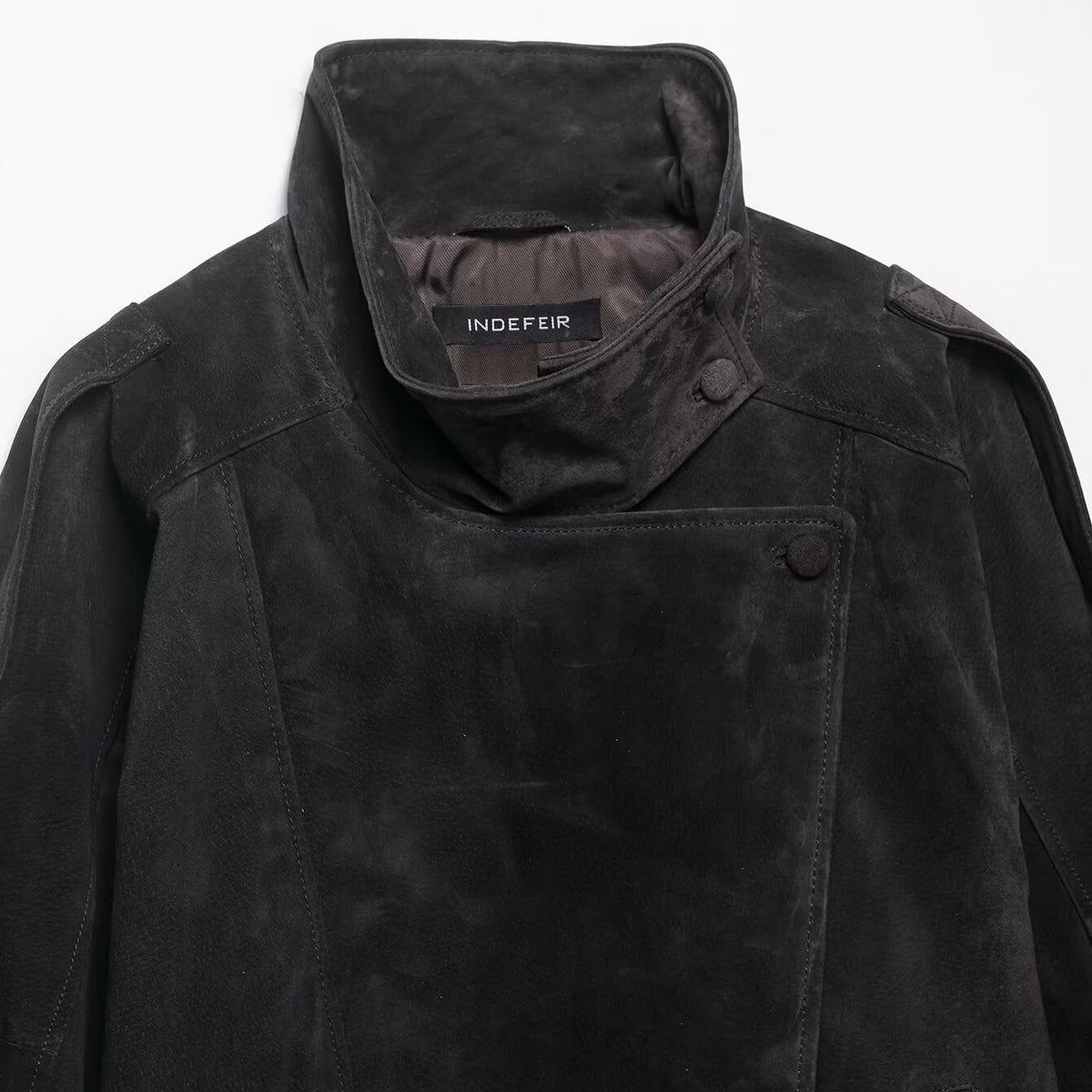 Ravenna | Suede-Look Moto Jacket