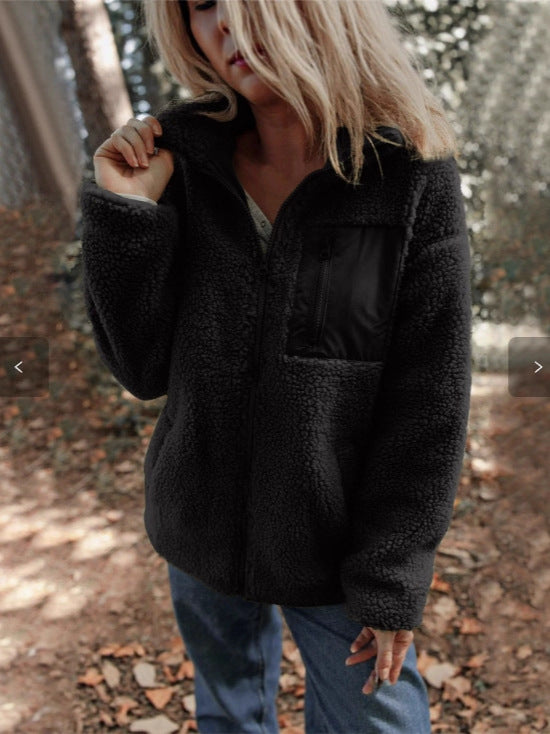 Hollis | Cozy Teddy Fleece Zip Jacket