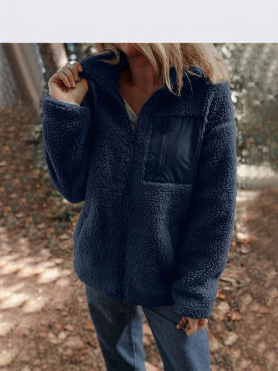 Hollis | Cozy Teddy Fleece Zip Jacket