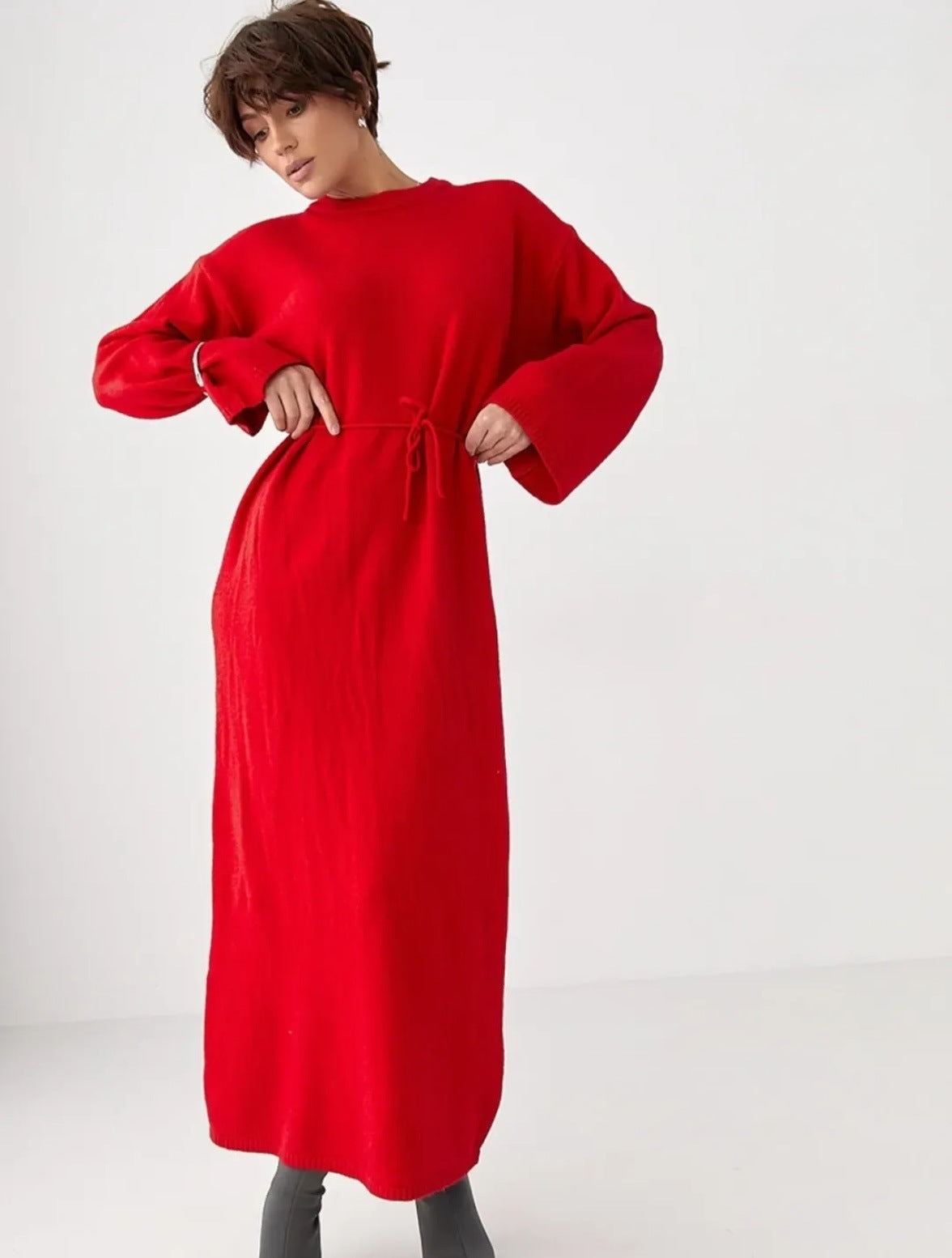 Marielle | Chunky Knit Sweater Dress
