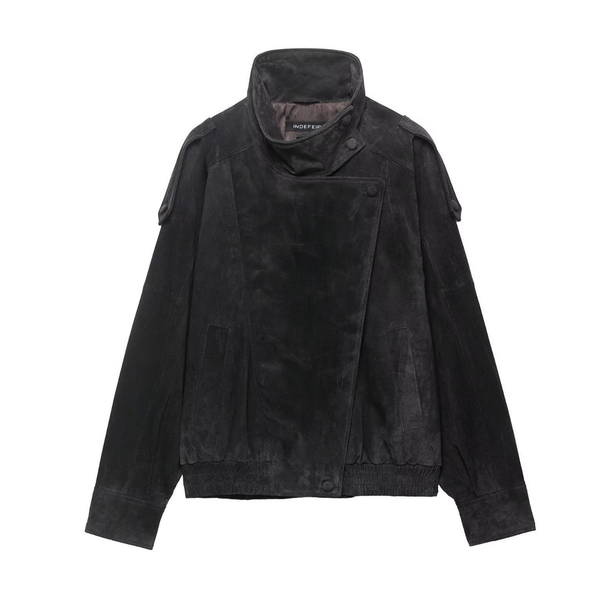 Ravenna | Suede-Look Moto Jacket
