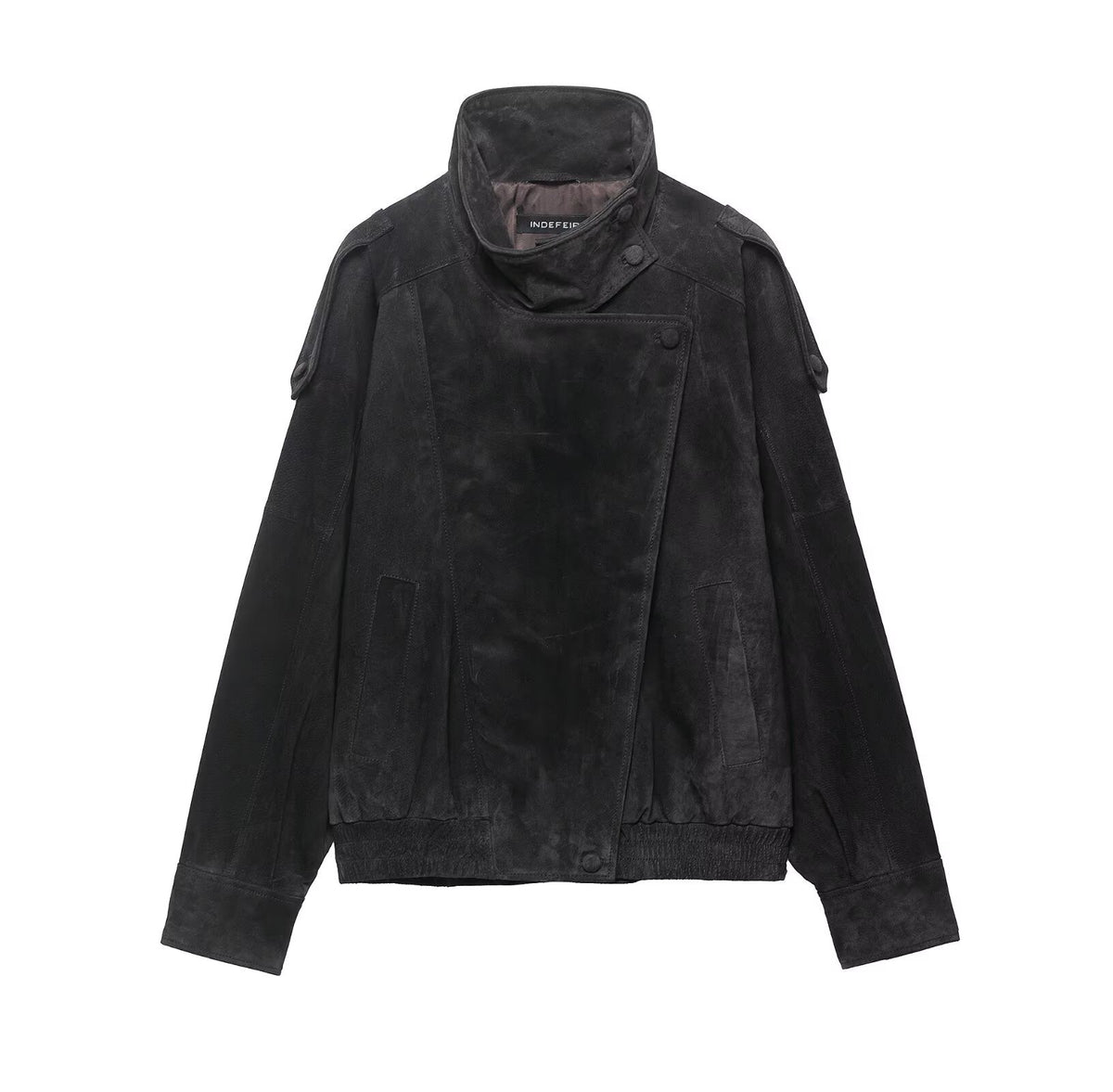 Ravenna | Suede-Look Moto Jacket