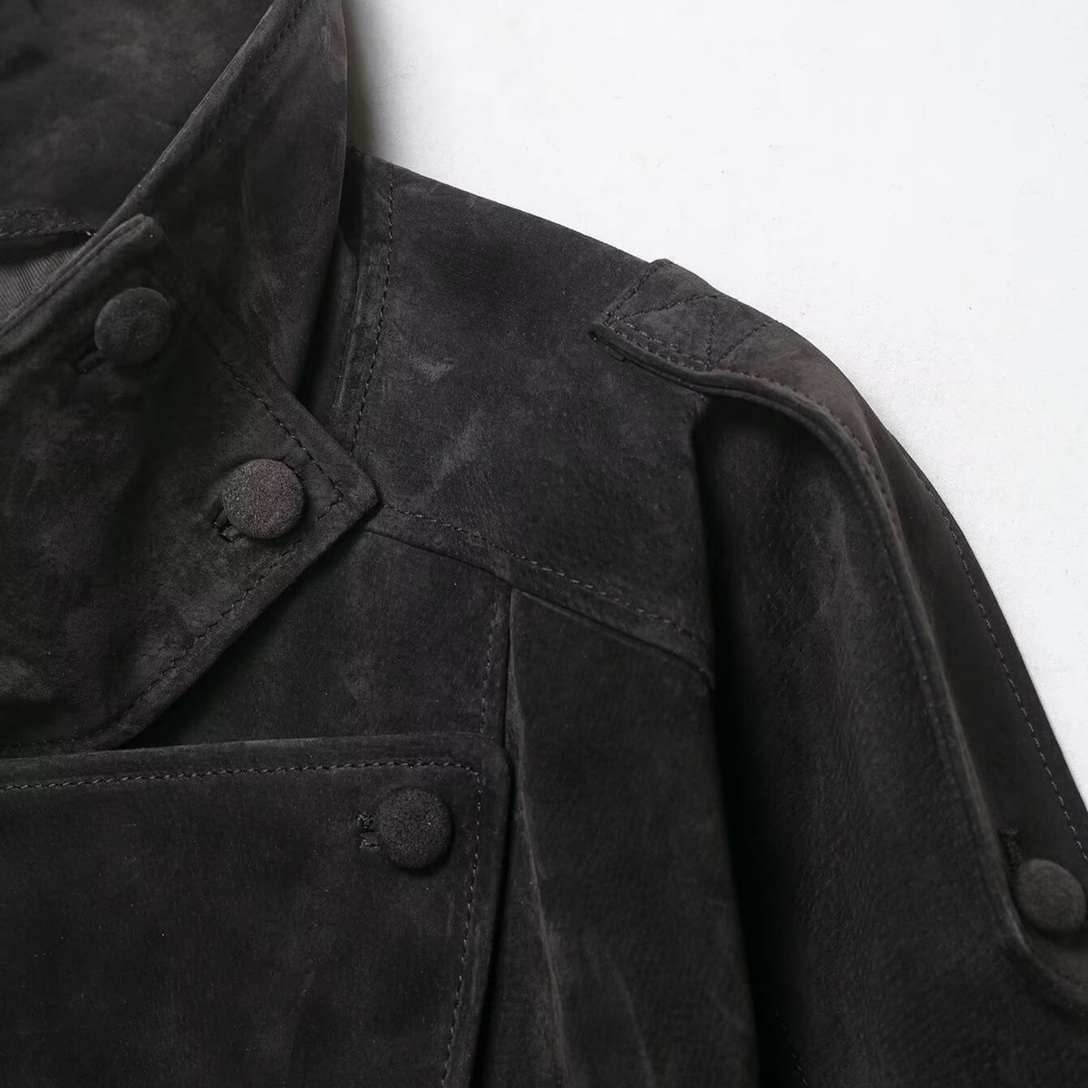 Ravenna | Suede-Look Moto Jacket