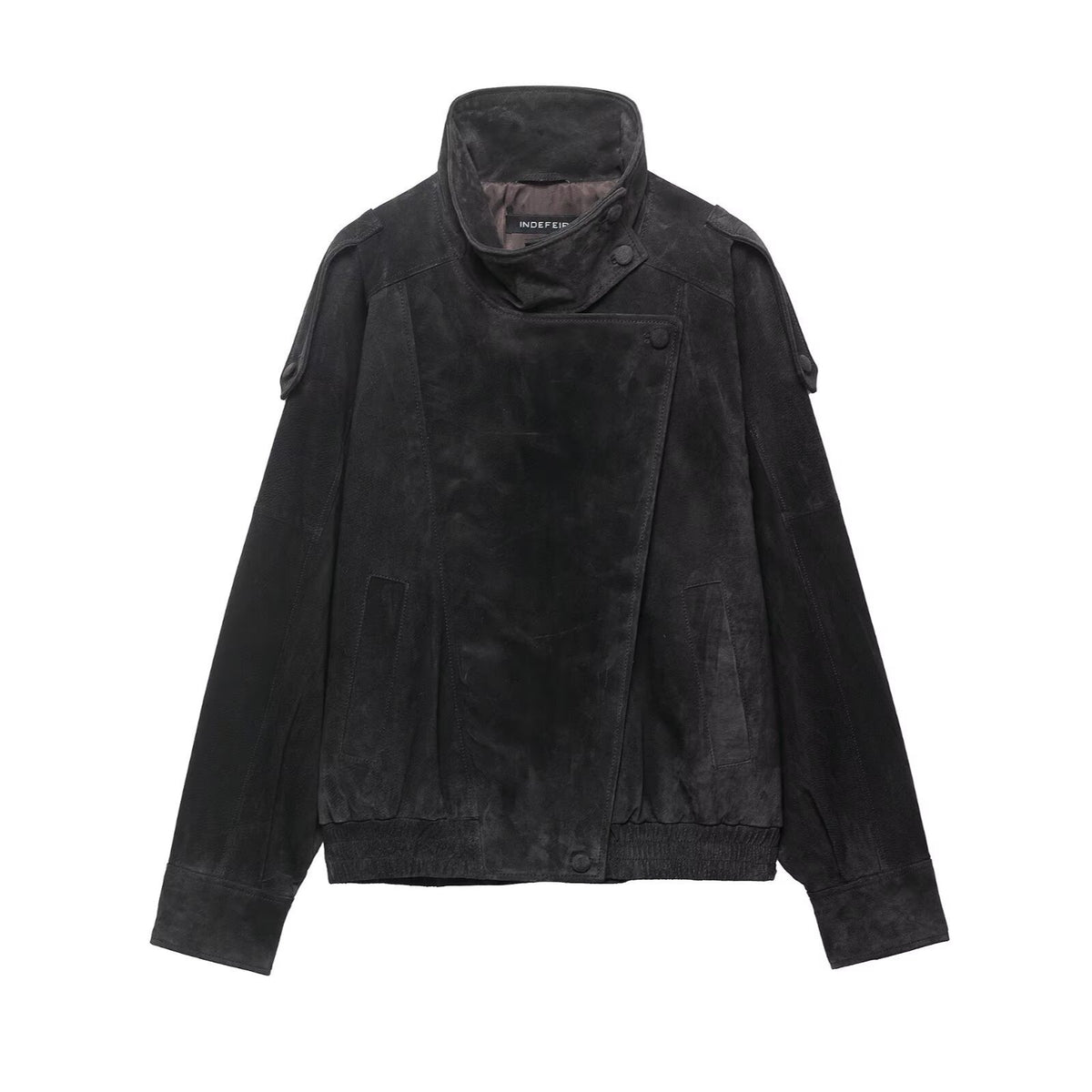 Ravenna | Suede-Look Moto Jacket