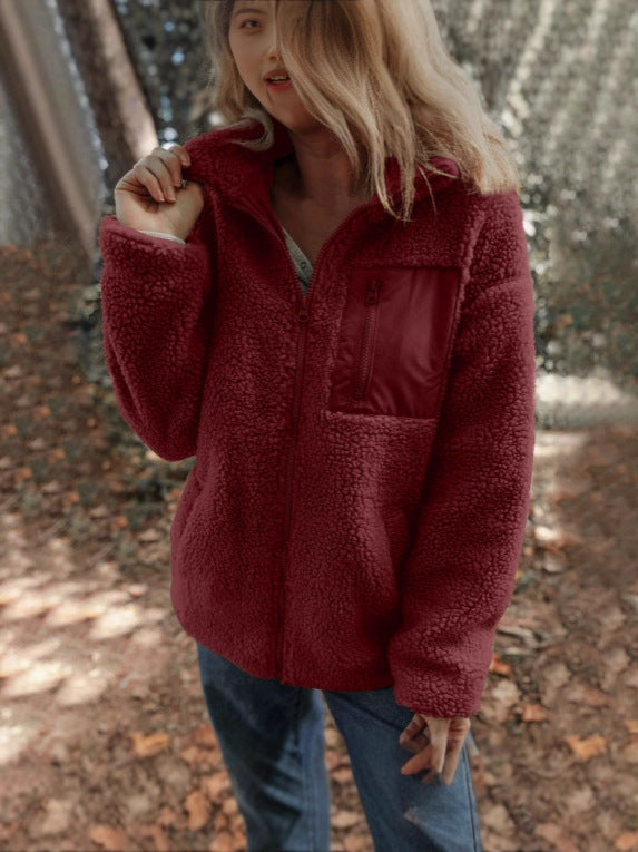 Hollis | Cozy Teddy Fleece Zip Jacket