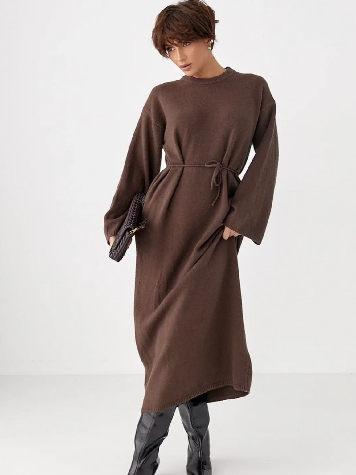 Marielle | Chunky Knit Sweater Dress