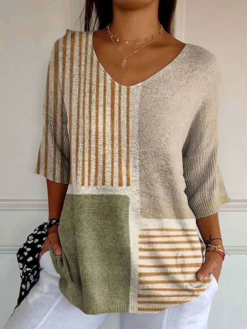 Felicity | Color-Block Relaxed Pullover