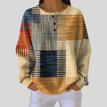 Aafje | Patchwork Print Sweater