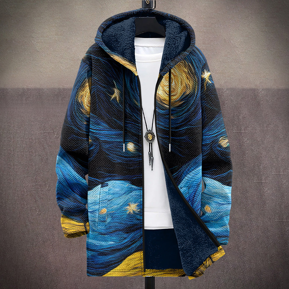 Godelinde | Starry Night Hooded Cardigan